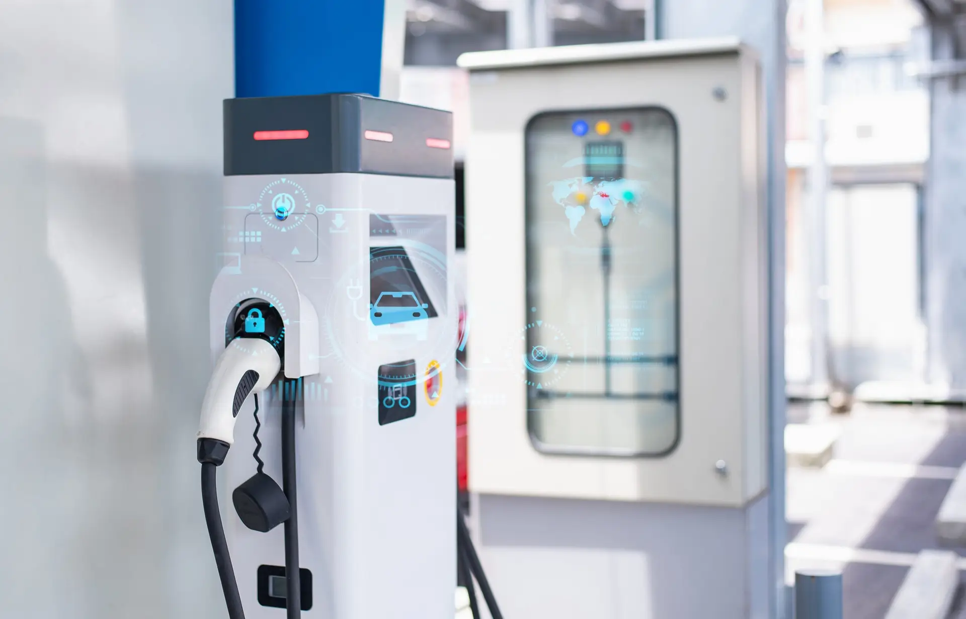 Ikonmac power quality solutions enhancing energy efficiency for EV charging stations.