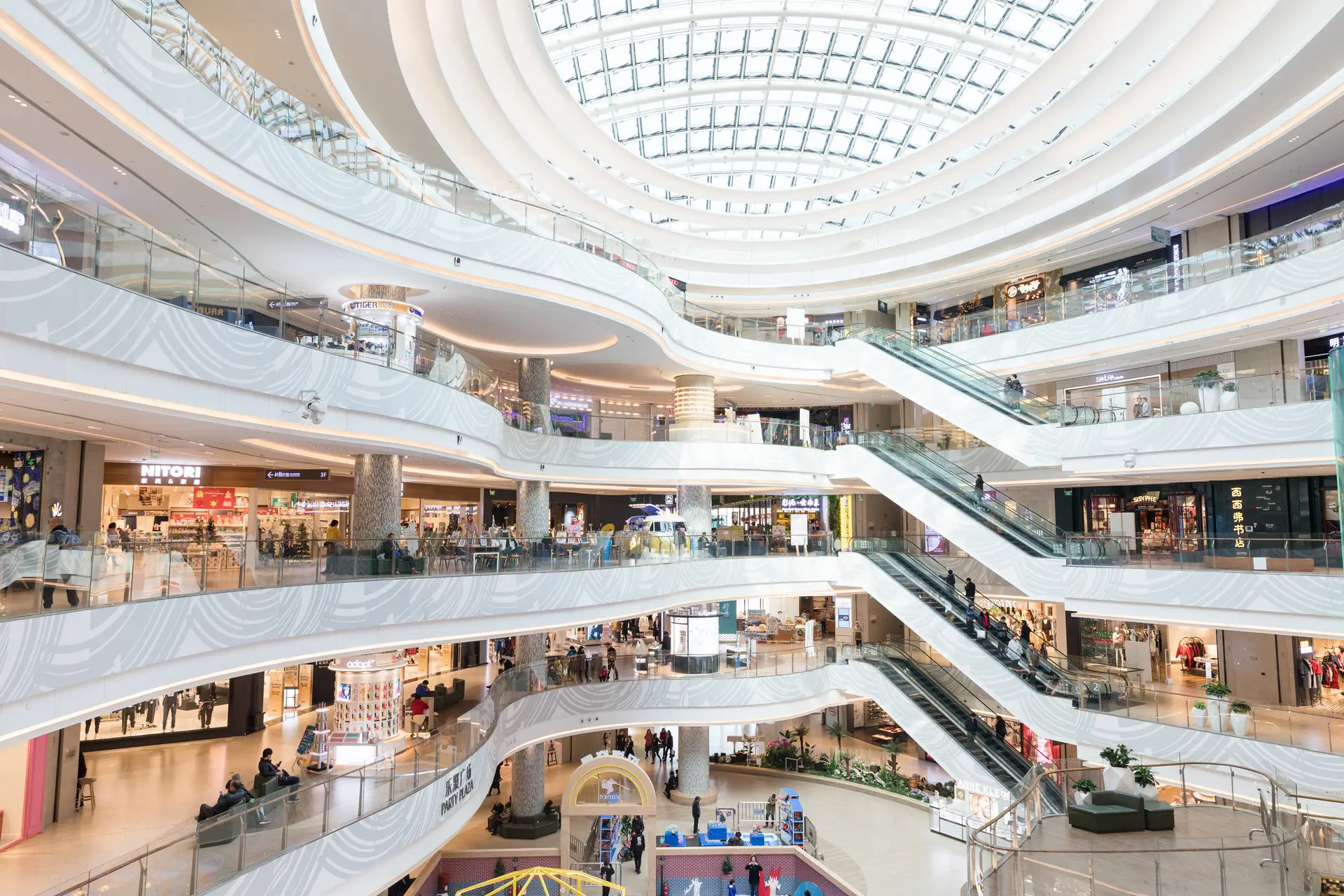 Shopping mall benefiting from Ikonmac’s power quality solutions