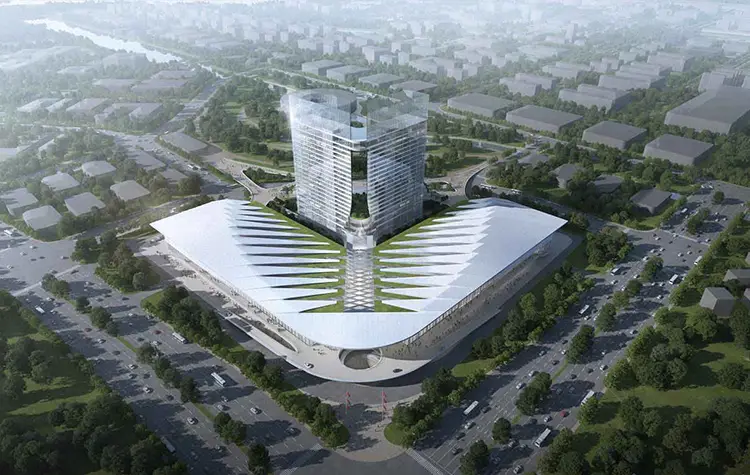 Shijie Building in Shanghai, a modern commercial and office complex with enhanced power quality solutions