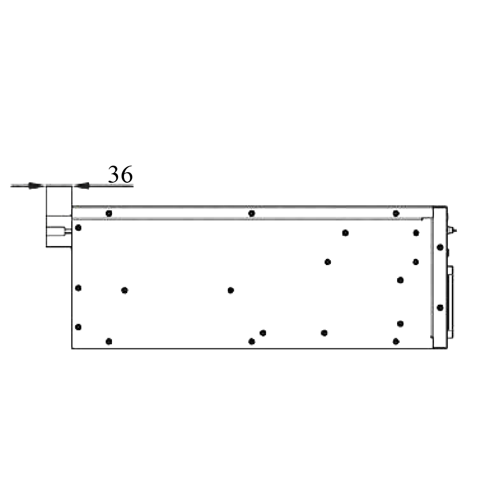 Ikonmac Silicon Carbide module internal layout with terminal configuration and interface dimensions