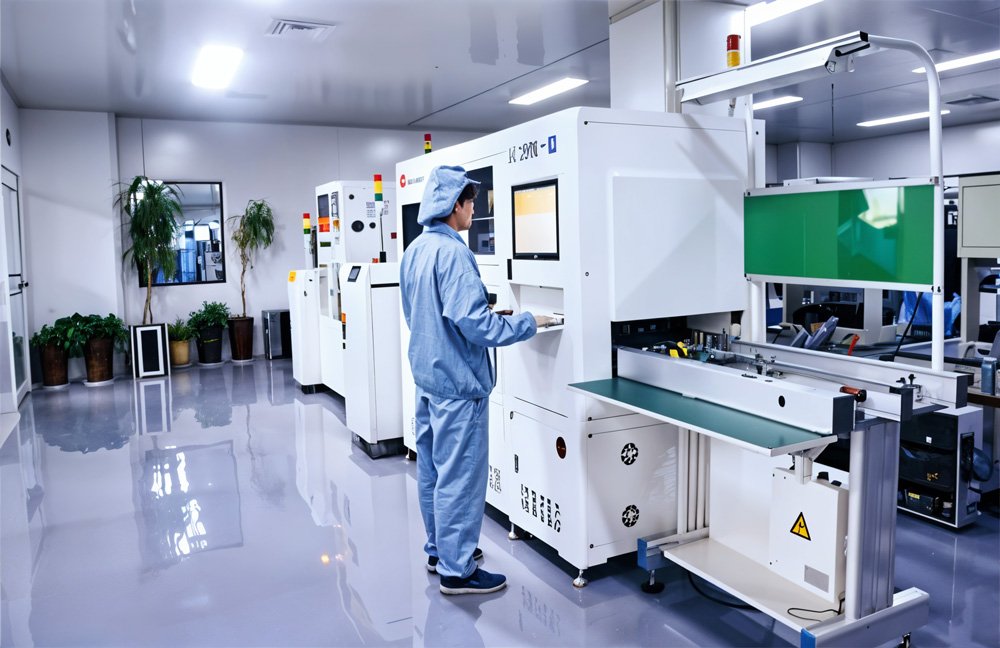 Ikonmac high-voltage Static Var Generator units lined up for system testing and visual inspection