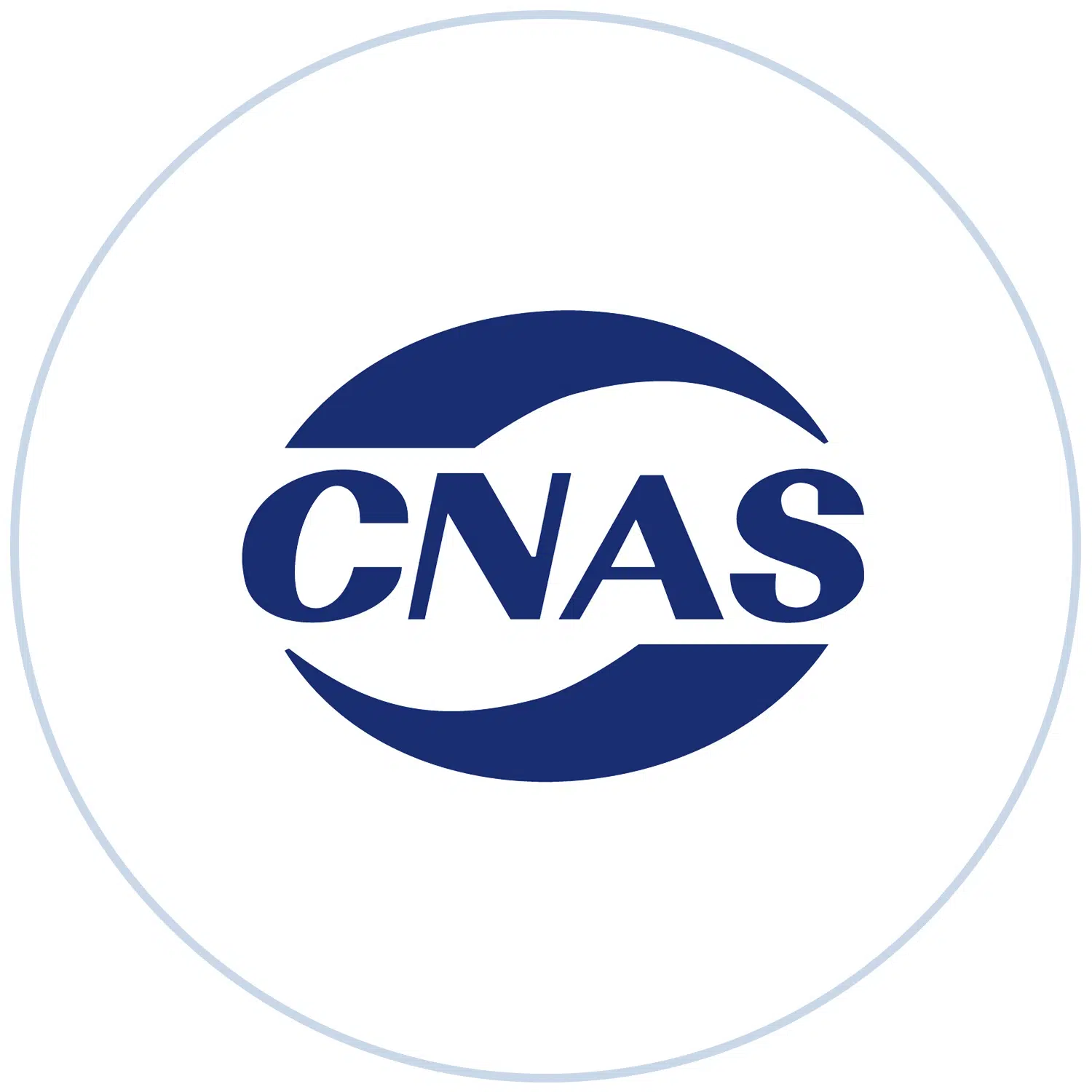 CNAS accreditation logo indicating certified laboratory testing for Ikonmac product verification