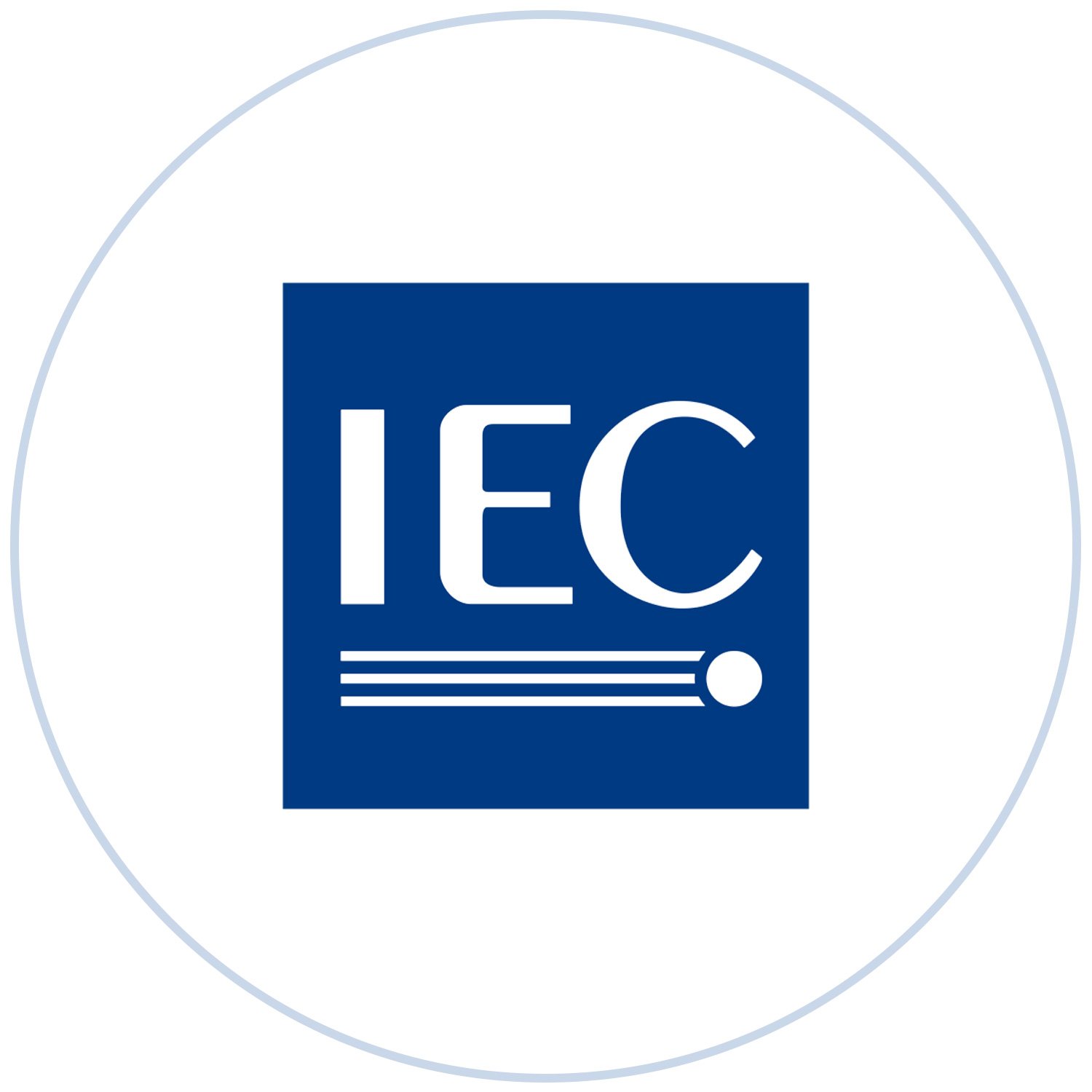 IEC compliance logo representing Ikonmac’s adherence to international electrotechnical standards