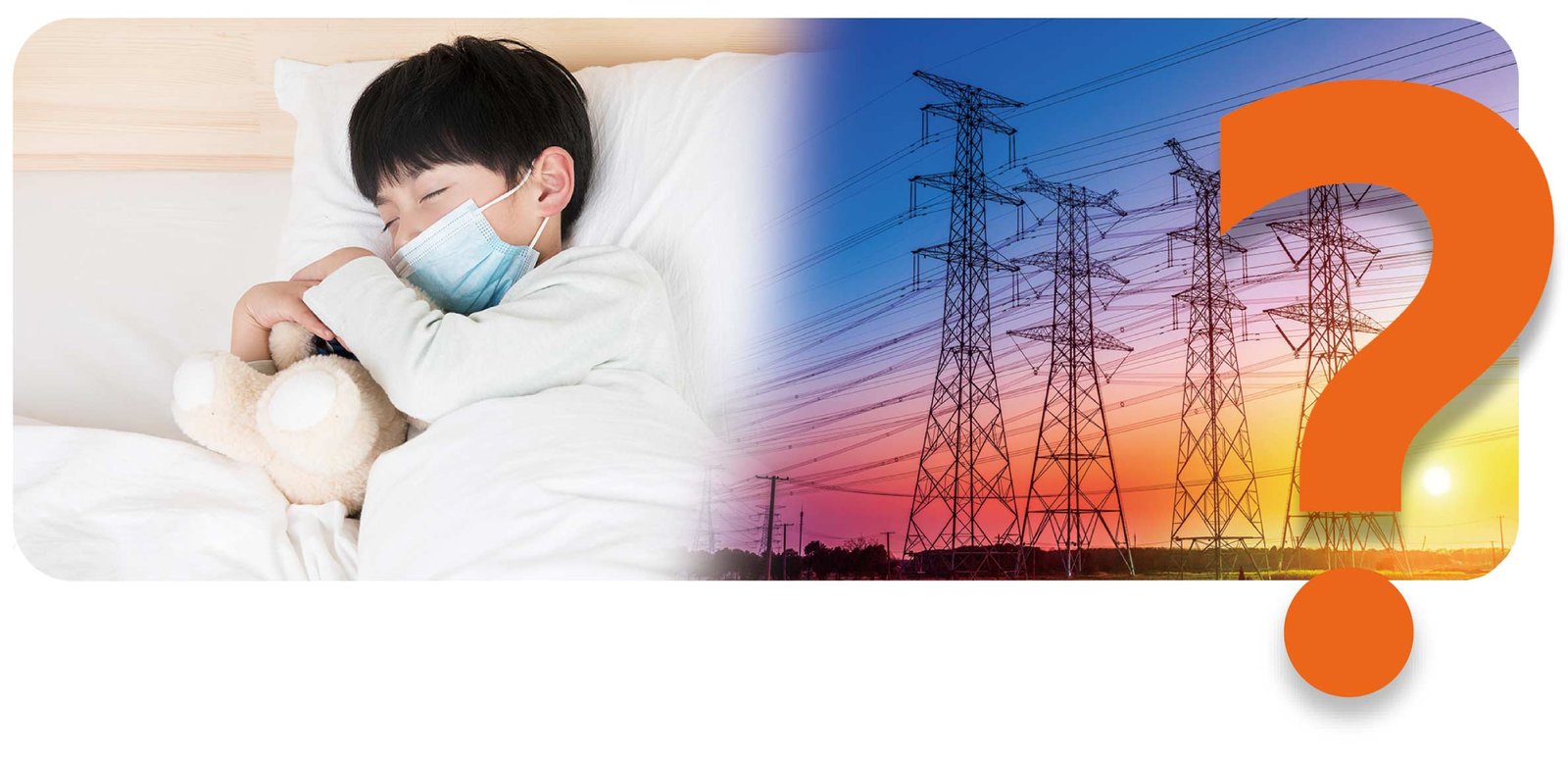 Visual metaphor of industrial power system affected by harmonic ‘illness’ before Ikonmac AHF treatment