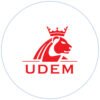 UDEM certification body logo representing CE compliance testing and validation for Ikonmac products